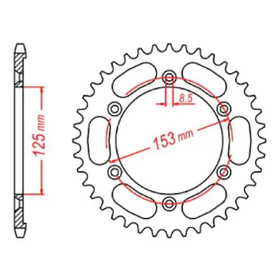 Rozeta MTX 11-KRH-54 (JD19, JTR1258.54) (MTX PARTS rozeta 4547 54 (JD19) (JTR1258.54))