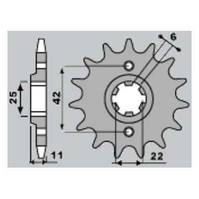 PBR ozubené kolo 277 15 18NC (Přední ozubené kolo PBR 277 15 18NC)