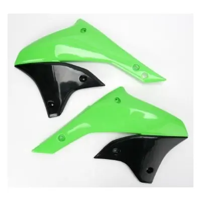 Kryty chladiče UFO KA03789026 (UFO kryty chladiče KAWASAKI KLX 450R 07-25 barva zelená)