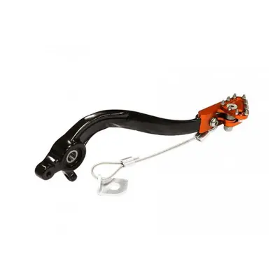 Páka nožní brzdy ACCEL RBP-501OR (ACCEL páka nožní brzdy KTM SX/EXC/SXF/EXCF 16-23 barva oranžov