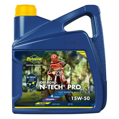 PUTOLINE motorový olej 4T 100% syntetic N-TECH® PRO R+ OFF ROAD 15W50 4L (AKC) (PUTOLINE motorov