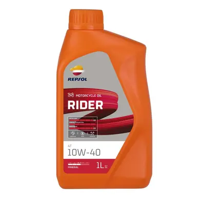 REPSOL motorový olej 4T RIDER 10W40 1L MA2 minerální (12) - nahrazuje RP165N51 (REPSOL motorový 