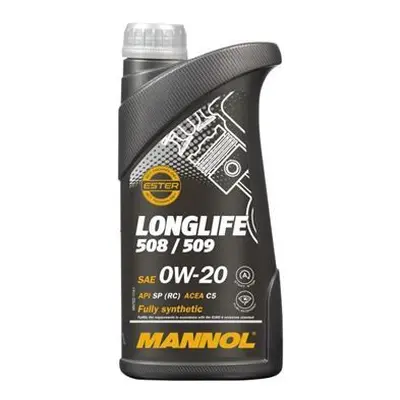 MANNOL motorový olej automobilový 0W20 LONGLIFE 508/509 1 LITR (7722) (syntetický) (MANNOL motor