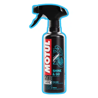 MOTUL E5 SHINE GO 0,4L (čištění a ochrana laku) rozprašovač (MOTUL E5 SHINE GO 0,4L (čištění a o