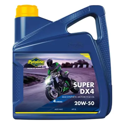 PUTOLINE motorový olej 4T SUPER DX4 20W50 4L (AKC) (PUTOLINE motorový olej 4T SUPER DX4 20W50 4L