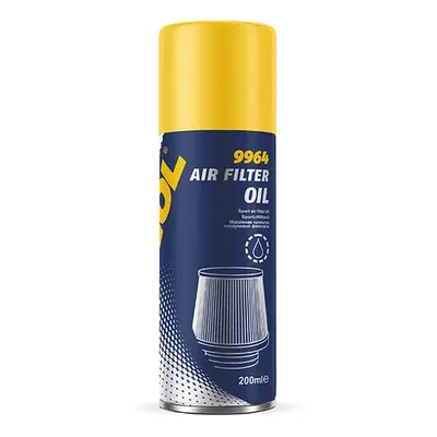 MANNOL AIR FILTER OIL kapalina pro namáčení vzduchového filtru W sprejU 200ML (9964) (24) (MANNO