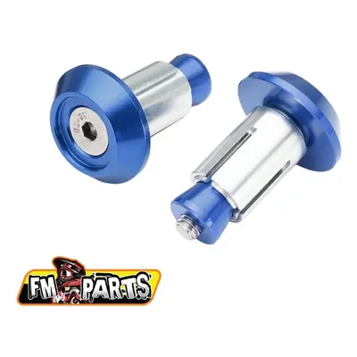 FM-PARTS koncovky řidítek/víčka/zátky hliník barva světle modrá (FM-PARTS koncovky řidítek/víčka