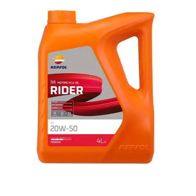 REPSOL motorový olej 4T RIDER 20W50 4L MA2 minerální (5) - nahrazuje RP165Q54 (REPSOL motorový o