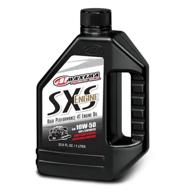 MAXIMA závodní OILS motorový olej syntetický SXS ENGINE FULL SYNTHETIC 10W50 1 LITR (12) (AKC) (