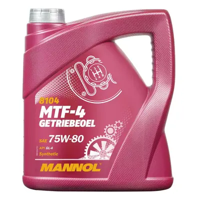 MANNOL MTF-4 GETRIEBEOEL 75W80 API GL4 - olej převodový syntetický 4L (75W-80) (MANNOL MTF-4 GET