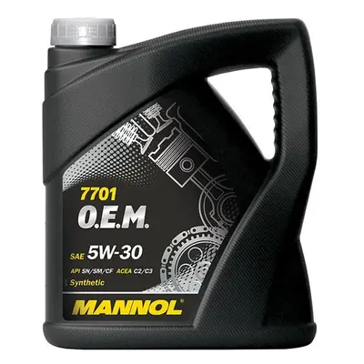 MANNOL motorový olej automobilový 5W30 ENERGY FORMULA OP 4 litry (7701) (syntetický) (MANNOL mot