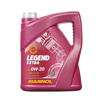 MANNOL motorový olej automobilový 0W30 LEGEND EXTRA ESTER C2/C3 5 litrů (7919) (syntetický) (MAN