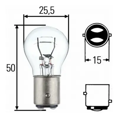 HELLA žárovka 8GD P21/5W 12V BAY15D (HELLA žárovka 8GD P21/5W 12V BAY15D)