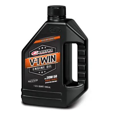 MAXIMA závodní OILS motorový olej minerální V-TWIN MINERAL 20W50 1 LITR (12) (AKC) (MAXIMA závod