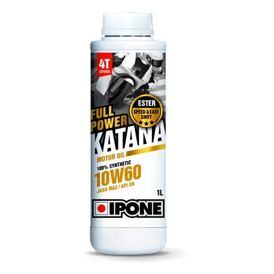 IPONE FULL POWER KATANA 10W60 motorový olej 100% syntetic 1L (ESTER, MA2) (AKC) (15) (IPONE FULL