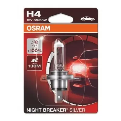 OSRAM žárovka H4 12V 60/55W P43T NIGHT BREAKER® SILVER (+100%) (OSRAM žárovka H4 12V 60/55W P43T