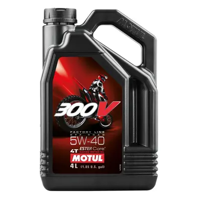 MOTUL motorový olej 300V 4T FL ROAD závodní 5W40 4L (syntetický) (MOTUL motorový olej 300V 4T FL