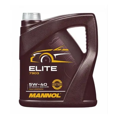 MANNOL motorový olej 4T Elité 5W40 4L (API SN/CH-4, JASO MA2) polosyntetické (7903) (4) (MANNOL 