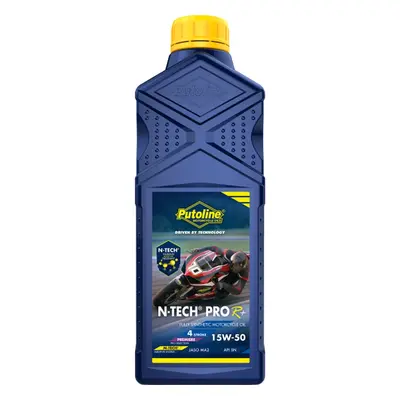 PUTOLINE motorový olej 4T 100% syntetic N-TECH® PRO R+ 15W50 1L (AKC) (PUTOLINE motorový olej 4T