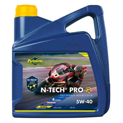 PUTOLINE motorový olej 4T 100% syntetic N-TECH® PRO R+ 5W40 4L (AKC) (PUTOLINE motorový olej 4T 