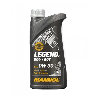 MANNOL motorový olej automobilový 0W30 LEGEND 504/507 1 LITR (7730) (syntetický) (MANNOL motorov