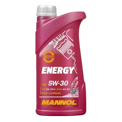 MANNOL motorový olej automobilový 5W30 ENERGY 1 LITR (7511) (syntetický) (MANNOL motorový olej a