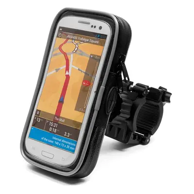 BIKETEC vodotěsné pouzdro s držákem na řidítka EXtremE® otočné 360 na telefon / smartphone / nav