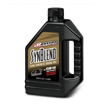 MAXIMA závodní OILS motorový olej polosyntetický SYN BLEND ESTER 15W50 1 LITR (12) (AKC) (MAXIMA