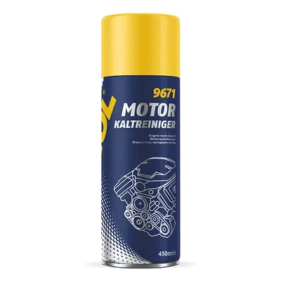 MANNOL MOTOR KALTREINIGER 450ML - silný sprej na čištění motoru (9671) (24) (MANNOL MOTOR KALTRE