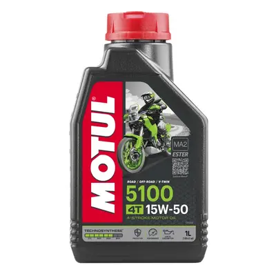 MOTUL motorový olej 5100 4T ESTER 15W50 1L (MOTUL motorový olej 5100 4T ESTER 15W50 1L)