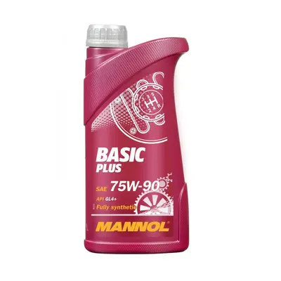 MANNOL BASIC PLUS 75W90 API GL4+ olej převodový syntetický 1L (75W-90) (MANNOL BASIC PLUS 75W90 