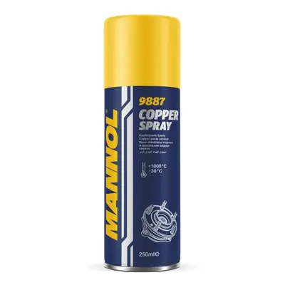 MANNOL COPPER SPRAY měděné mazivo ve spreji 250 ML (9887) (12) (MANNOL COPPER SPRAY měděné maziv