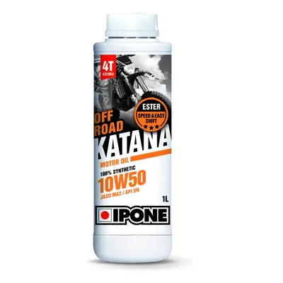 IPONE KATANA OFF ROAD 10W50 motorový olej 100% syntetic 1L (ESTER, MA2) (AKC) (15) (IPONE KATANA