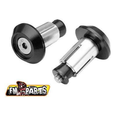 FM-PARTS koncovky řidítek/víčka/zátky ALUIMINIUM barva černá (FM-PARTS koncovky řidítek/víčka/zá