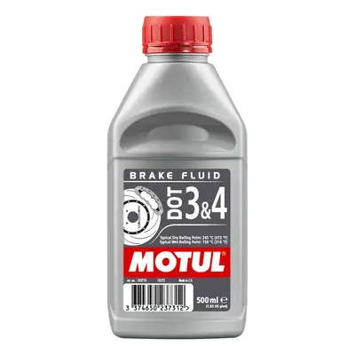 MOTUL brzdová kapalina doT3 a doT4 0,5L (syntetický) (MOTUL brzdová kapalina doT3 a doT4 0,5L (s