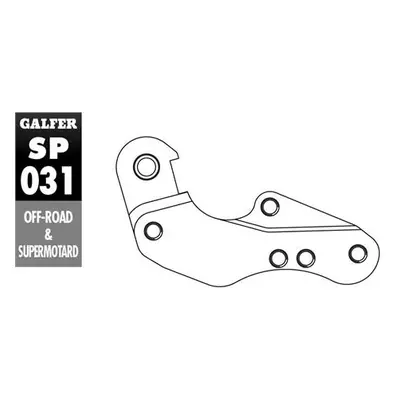 GALFER adaptér brzdového kotouče 260mm YAMAHA WR/YZ 125 `01-07 YZF 250/426/450 01-07 WRF 250/426