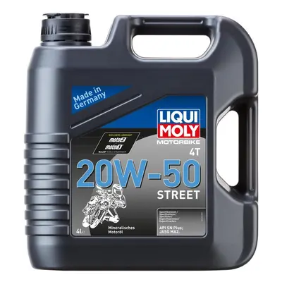 LIQUI MOLY motorový olej MOTORBIKE 4T minerální 20W50 STREET 4L (4) (LIQUI MOLY motorový olej MO