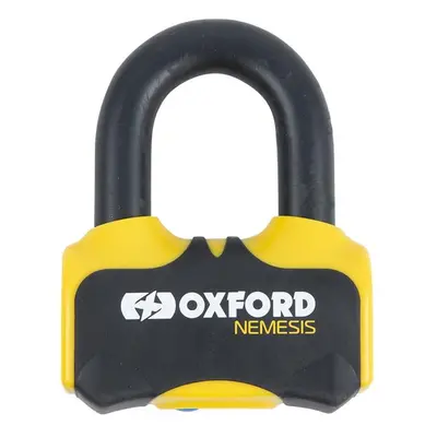 OXFORD ochrana proti krádeži visací zámek na kotouče brzdová NEMESIS 16mm barva žlutá fluorescen