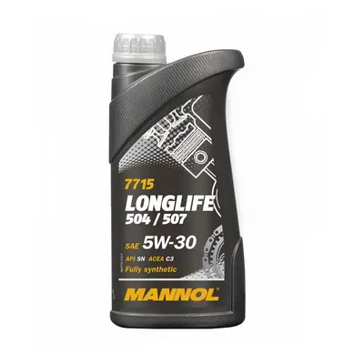 MANNOL motorový olej automobilový 5W30 LONGLIFE 504/507 O.E.M. FOR VW, AU 1 LITR (7715) (synteti