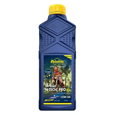 PUTOLINE motorový olej 4T 100% syntetic N-TECH® PRO R+ OFF ROAD 15W50 1L (AKC) (PUTOLINE motorov