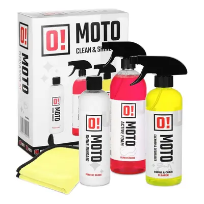 OMOTO sada dárek do mytí i péče motocyklu O! CARE PROTECTION AND SHINE MOTO (O!MOTO) (OLE-019) (