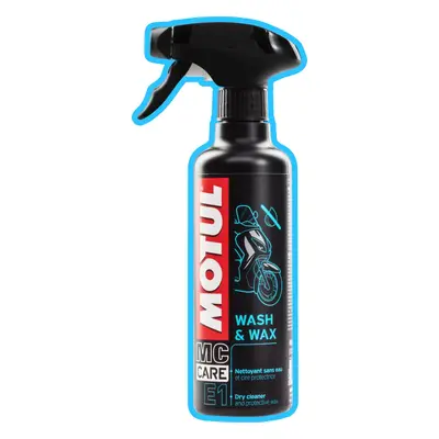 MOTUL E1 WASH WAX 400ML prostředek čištění a ochrana (rozprašovač) (MOTUL E1 WASH WAX 400ML pros