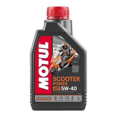 MOTUL motorový olej SCOOTER POWER 4T 5W40 1L (100% syntetic) (MOTUL motorový olej SCOOTER POWER 