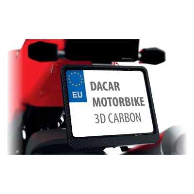 BIKETEC rám POD tabulky registrační motocykl barva 3D KARBON (48808) (BIKETEC rám POD tabulky re