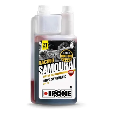 IPONE SAMOURAI závodní 2T směsný olej 100% syntetic 1L ESTER jahoda (AKC) (15) (IPONE SAMOURAI z