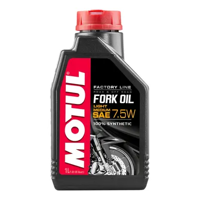 MOTUL olej do teleskopů / tlumičů / zavěšení FORK OIL FACTORY LINE 7,5W MEDIUM (syntetický) 1L (