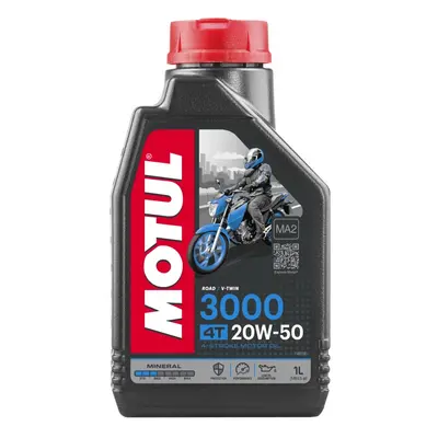 MOTUL motorový olej 3000 4T 20W50 1L (minerální) (MOTUL motorový olej 3000 4T 20W50 1L (mineráln