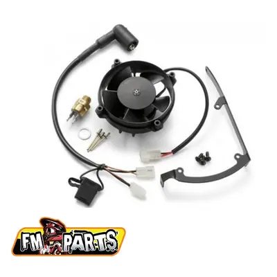 FM-PARTS sada ventilátoru chladiče kompletní vhodné pro KTM / HUSQVARNA 08-17 (s tepelným snímač