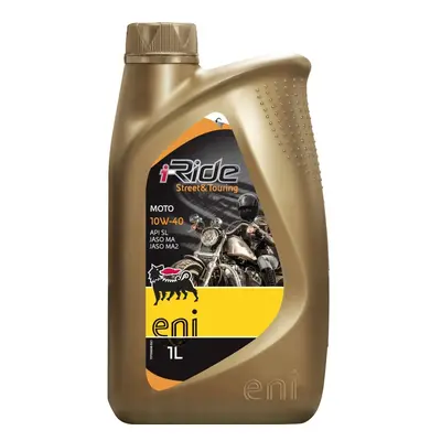 AGIP (ENI) motorový olej I-RIDE MOTO 10W40 polosyntetický (1L) (AGIP (ENI) motorový olej I-RIDE 