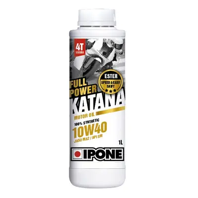 IPONE FULL POWER KATANA 10W40 motorový olej 100 % syntetic 1L (ESTER, MA2) (AKC) (15) (IPONE FUL